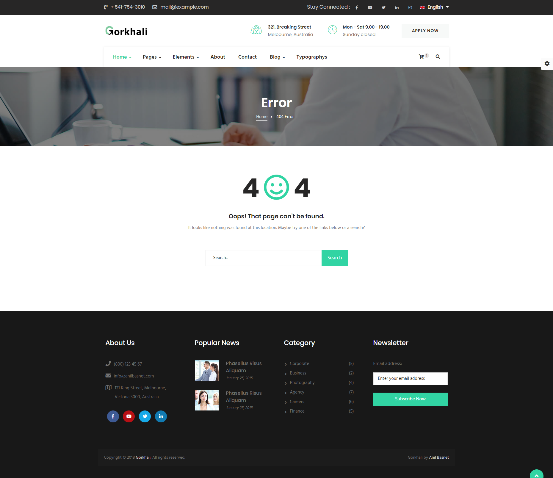 前端模版之 bootstrap 模版下载（企业官网）-0001