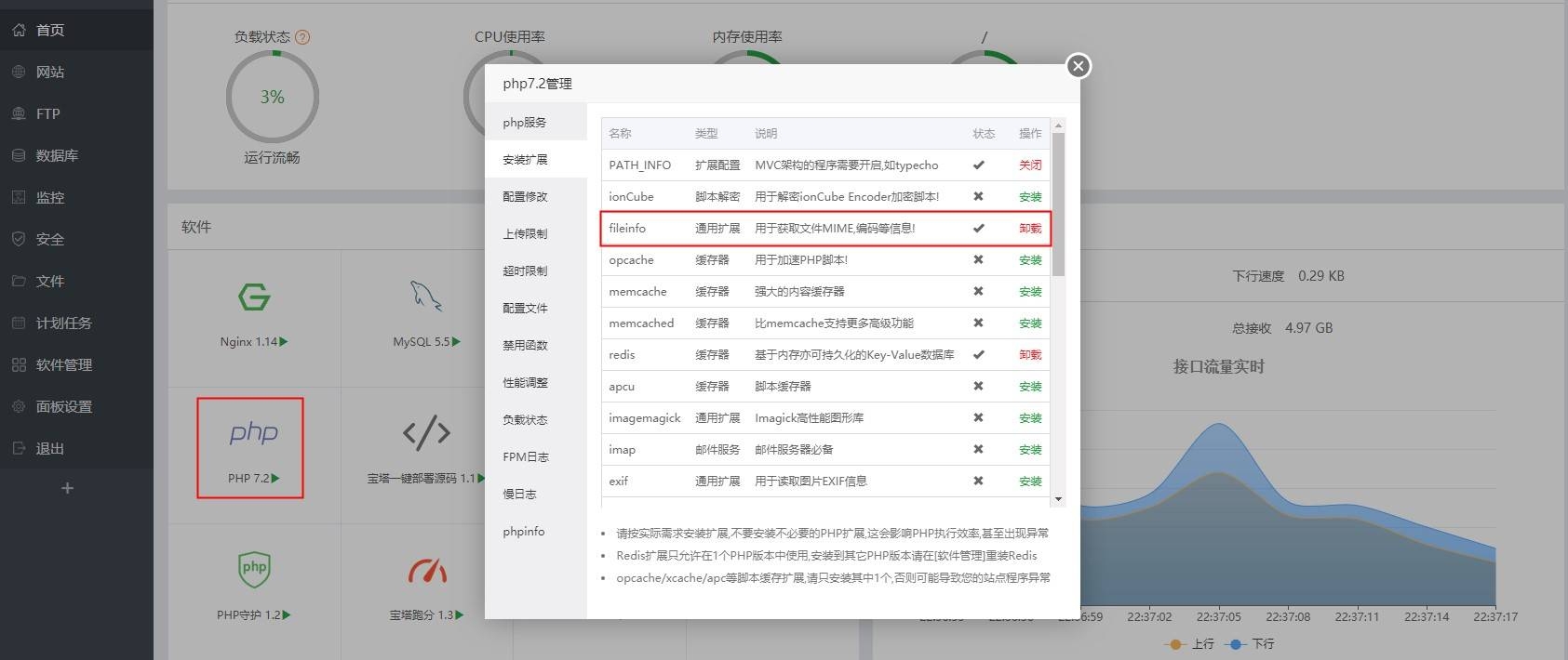 如何解决苹果 cms 安装时提示的 fileInfo 错误？