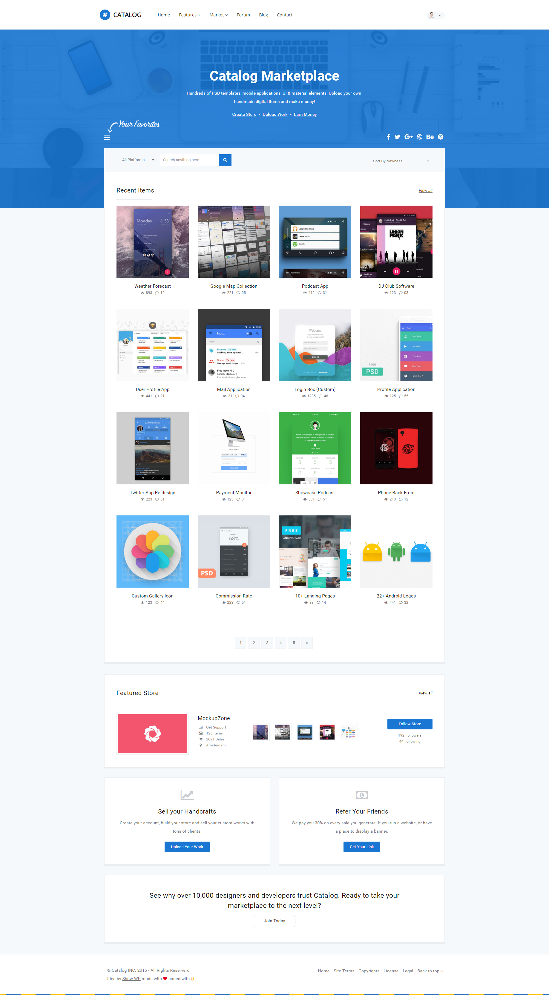 精美前端模版网站模版样式全套
