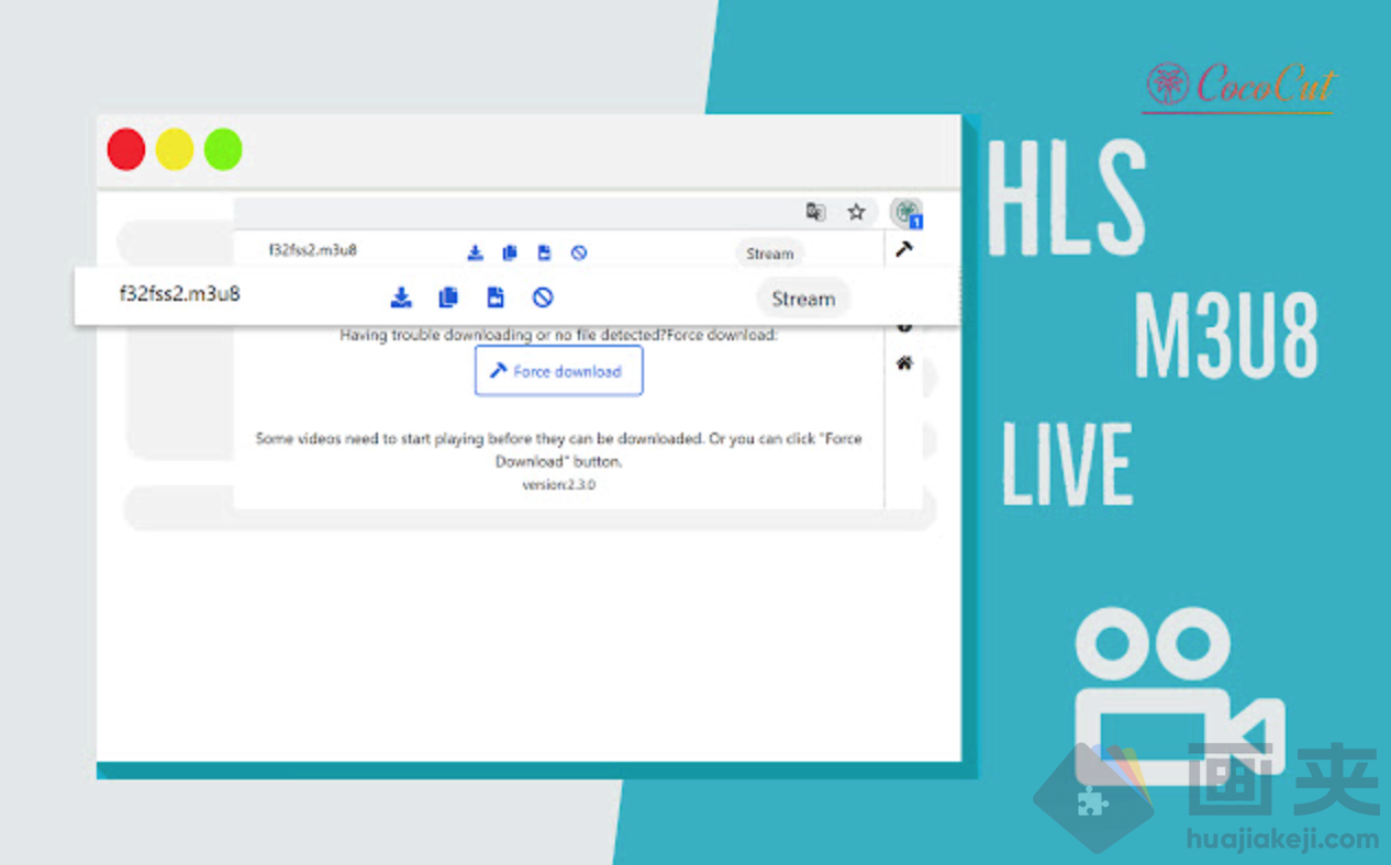 Chorme m3u8 转 mp4 下载器