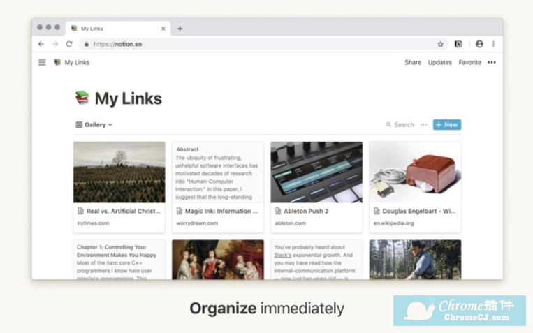 Chorme 网页收藏插件 -Notion Web Clipper