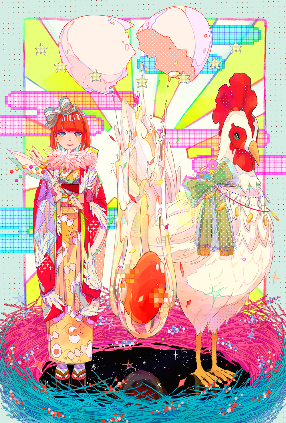 P 站画师 404 作品 手机动漫壁纸