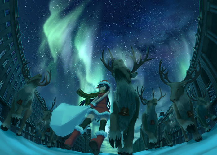 极光 电脑动漫壁纸