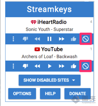 Chrome 插件 Streamkeys