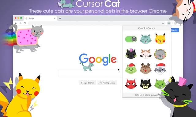 二次元鼠标光标 chrome 插件