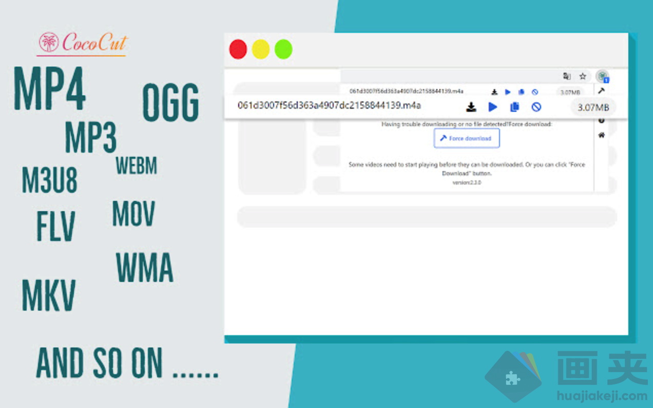 Chorme m3u8 转 mp4 下载器