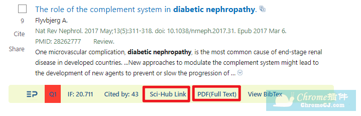 谷歌插件 EasyPubMed - 学术文献查询神器