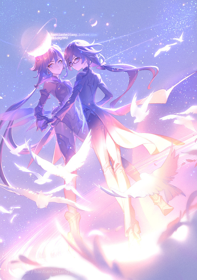 P 站画师黑糖 K 作品 手机动漫壁纸