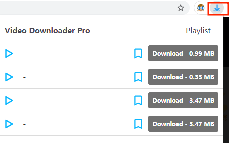 Chrome 插件之 Video download helper，视频下载插件