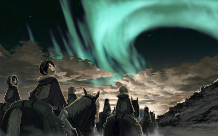 极光 电脑动漫壁纸