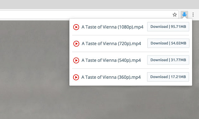 Chrome 插件之 Video download helper，视频下载插件