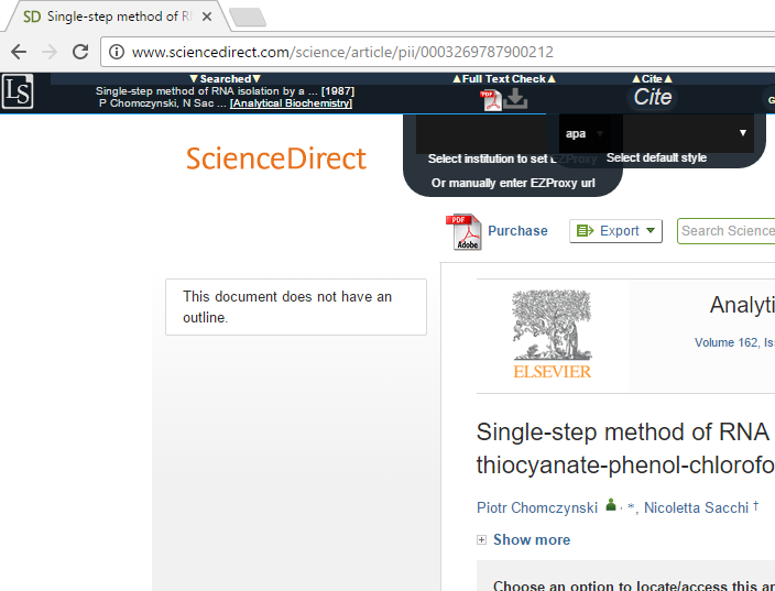 Chrome PubMed 文献自动搜索下载插件 Lazy Scholar