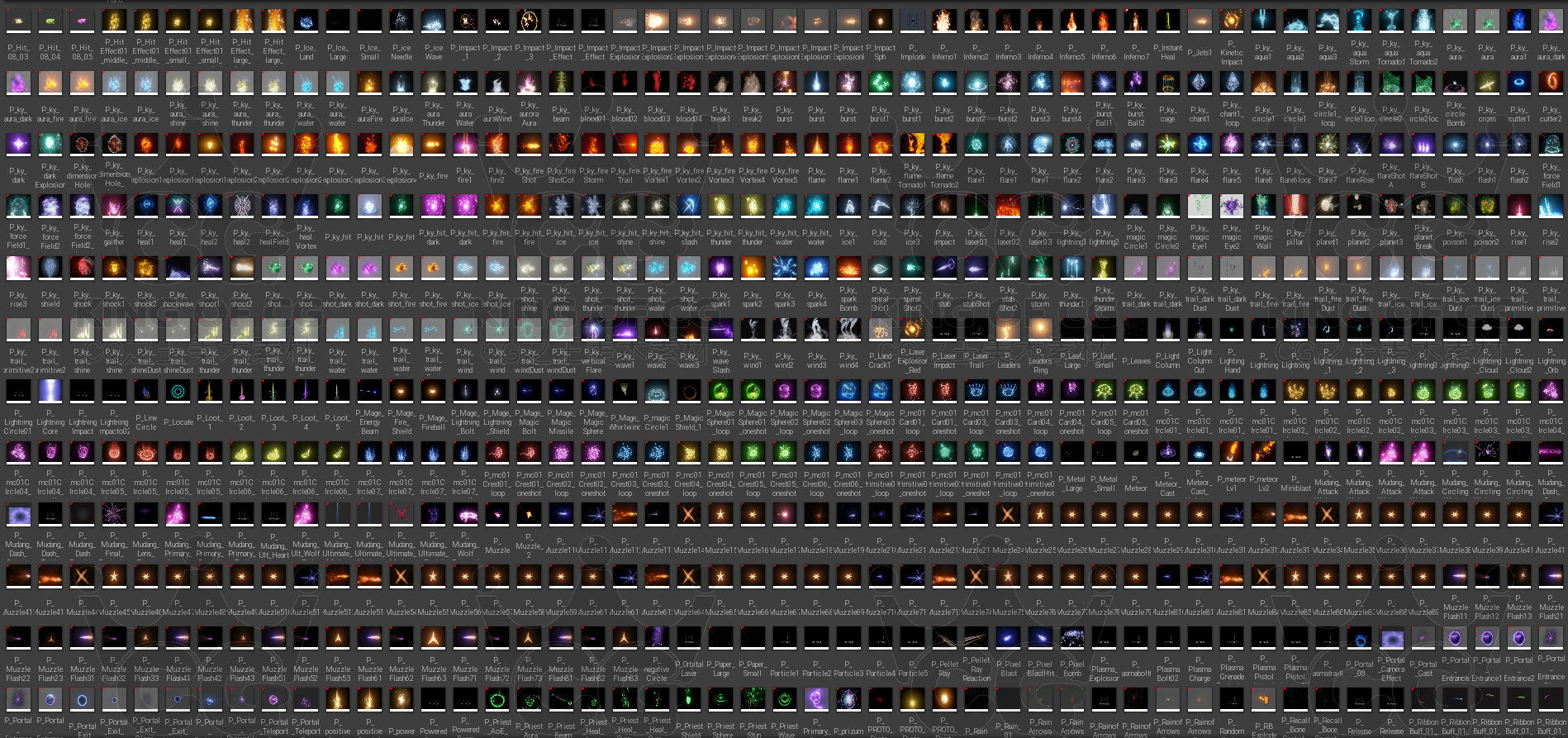 UE4 粒子特效 2000 个资源合集