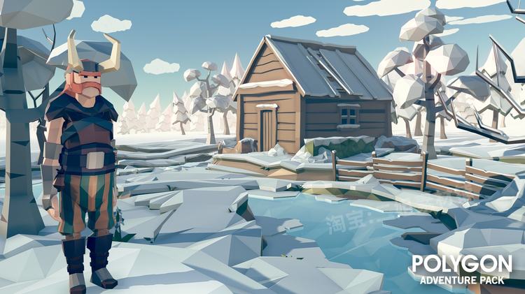 POLYGON Adventure Pack 多边形冒险幻想主题资产包虚幻角色系统 CG