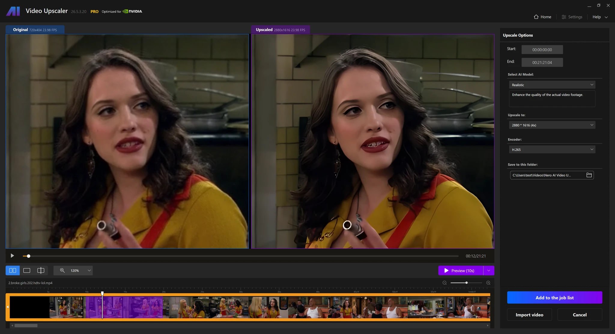 视频无损放大 AI 工具