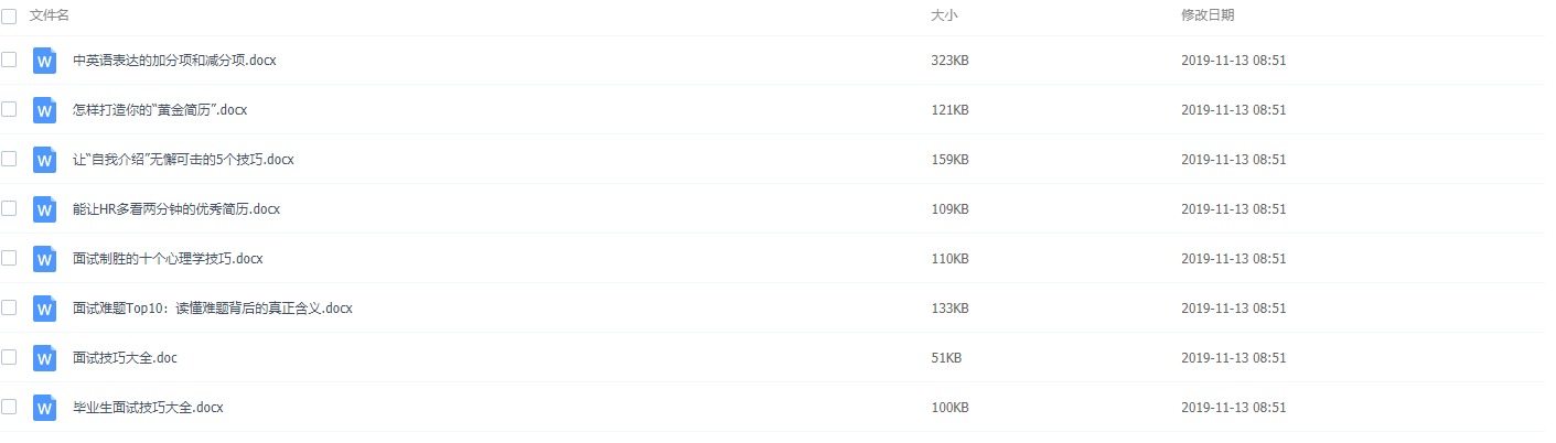 免费资源下载：应届生推荐信、面试技巧、竞聘 ppt 模板