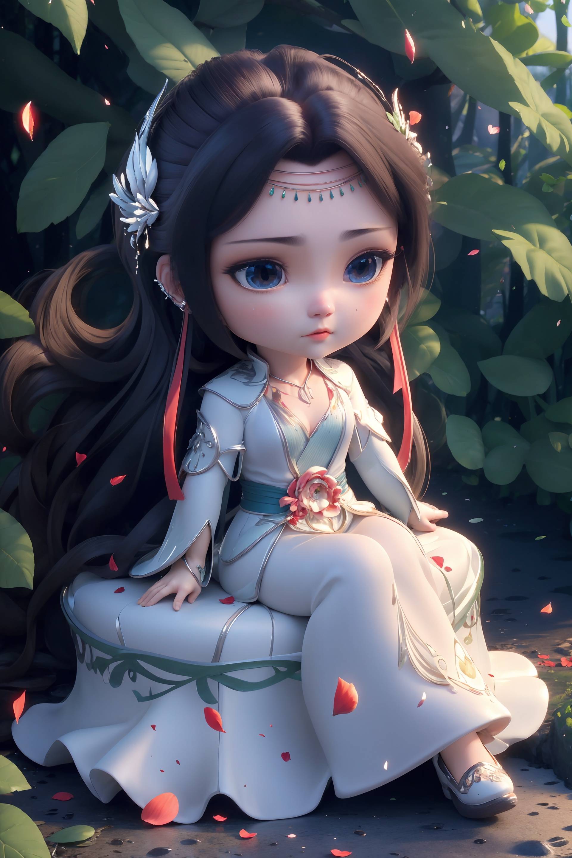 AI 国漫斗破苍穹云韵 Q 版丛林公主 2K 竖屏 31P