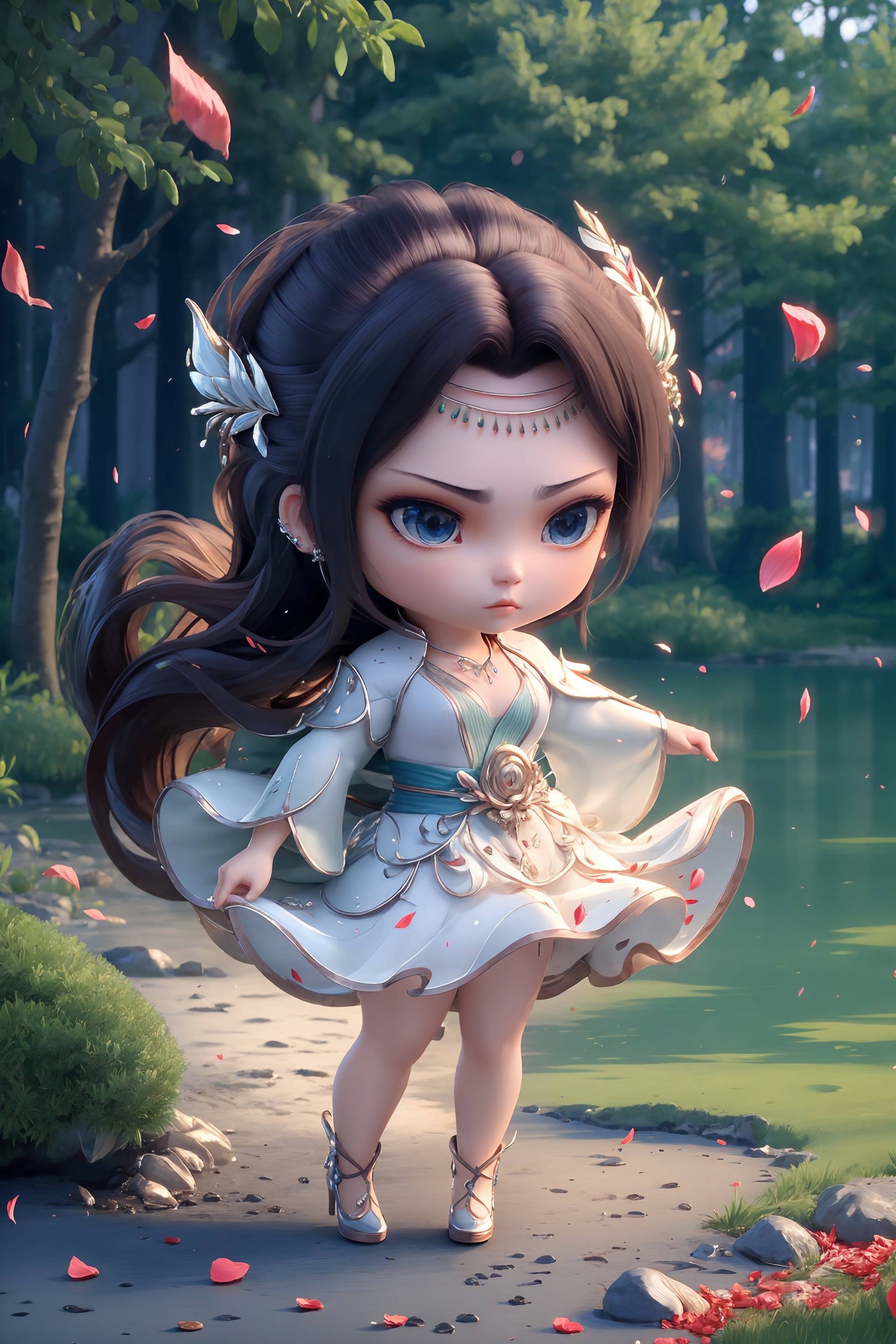 AI 国漫斗破苍穹云韵 Q 版丛林公主 2K 竖屏 31P