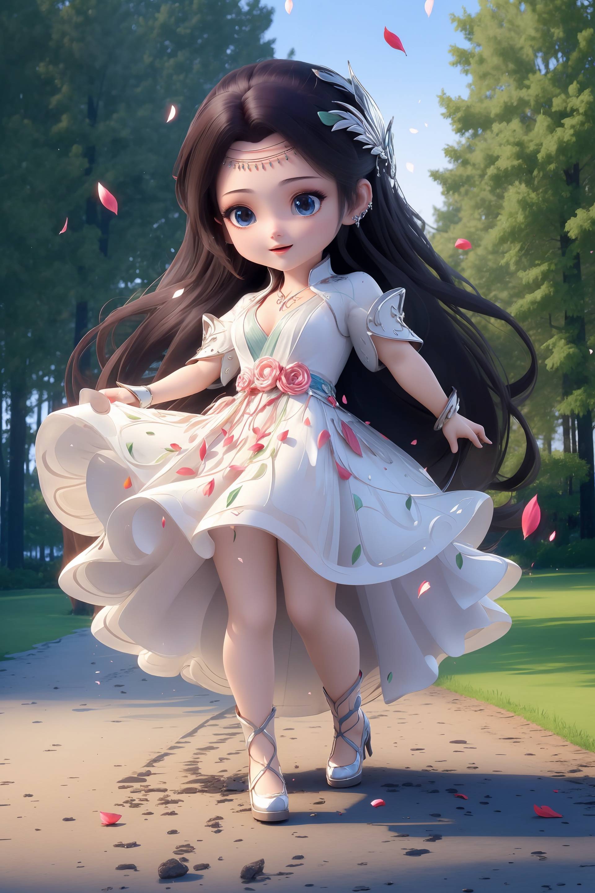 AI 国漫斗破苍穹云韵 Q 版丛林公主 2K 竖屏 31P