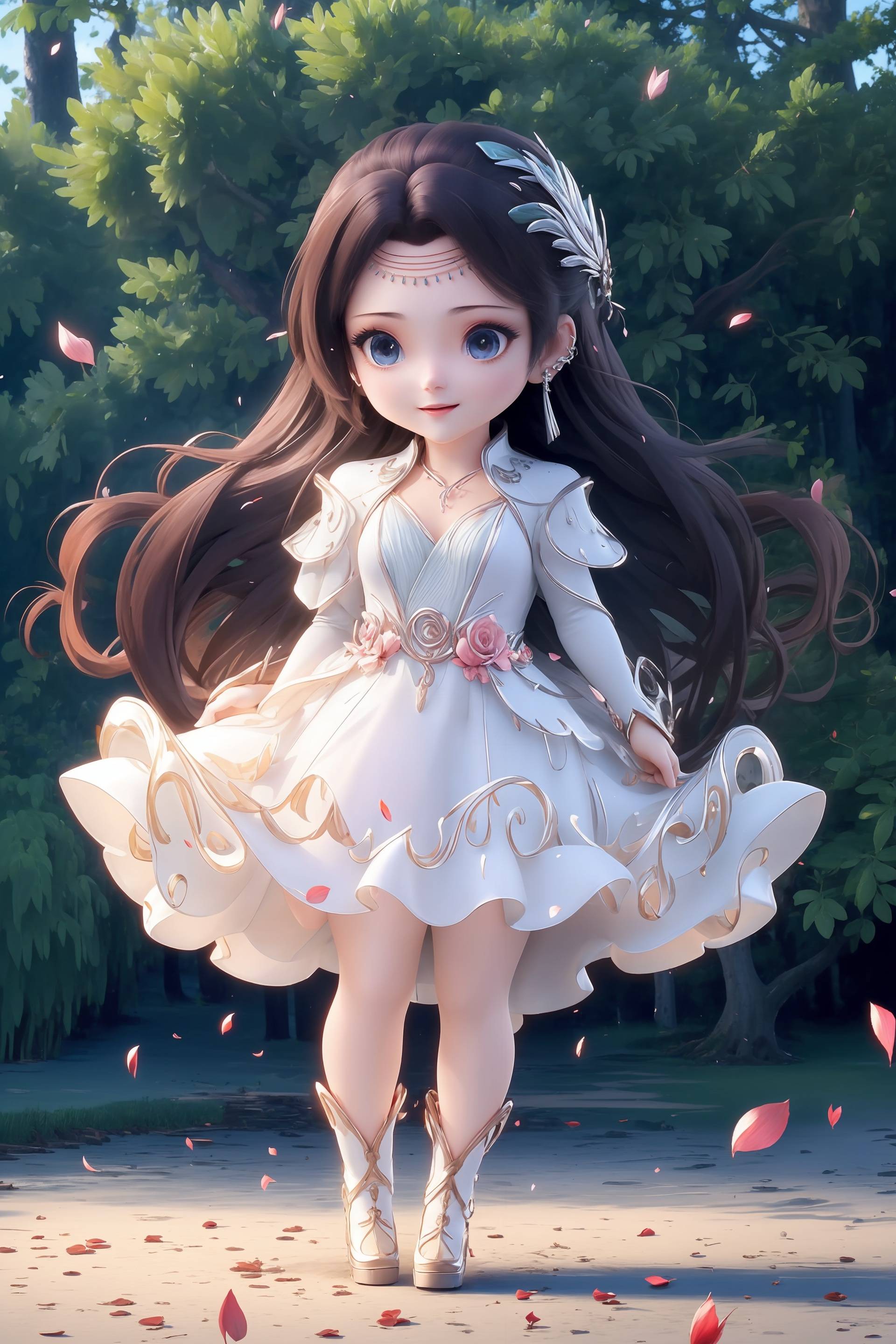 AI 国漫斗破苍穹云韵 Q 版丛林公主 2K 竖屏 31P