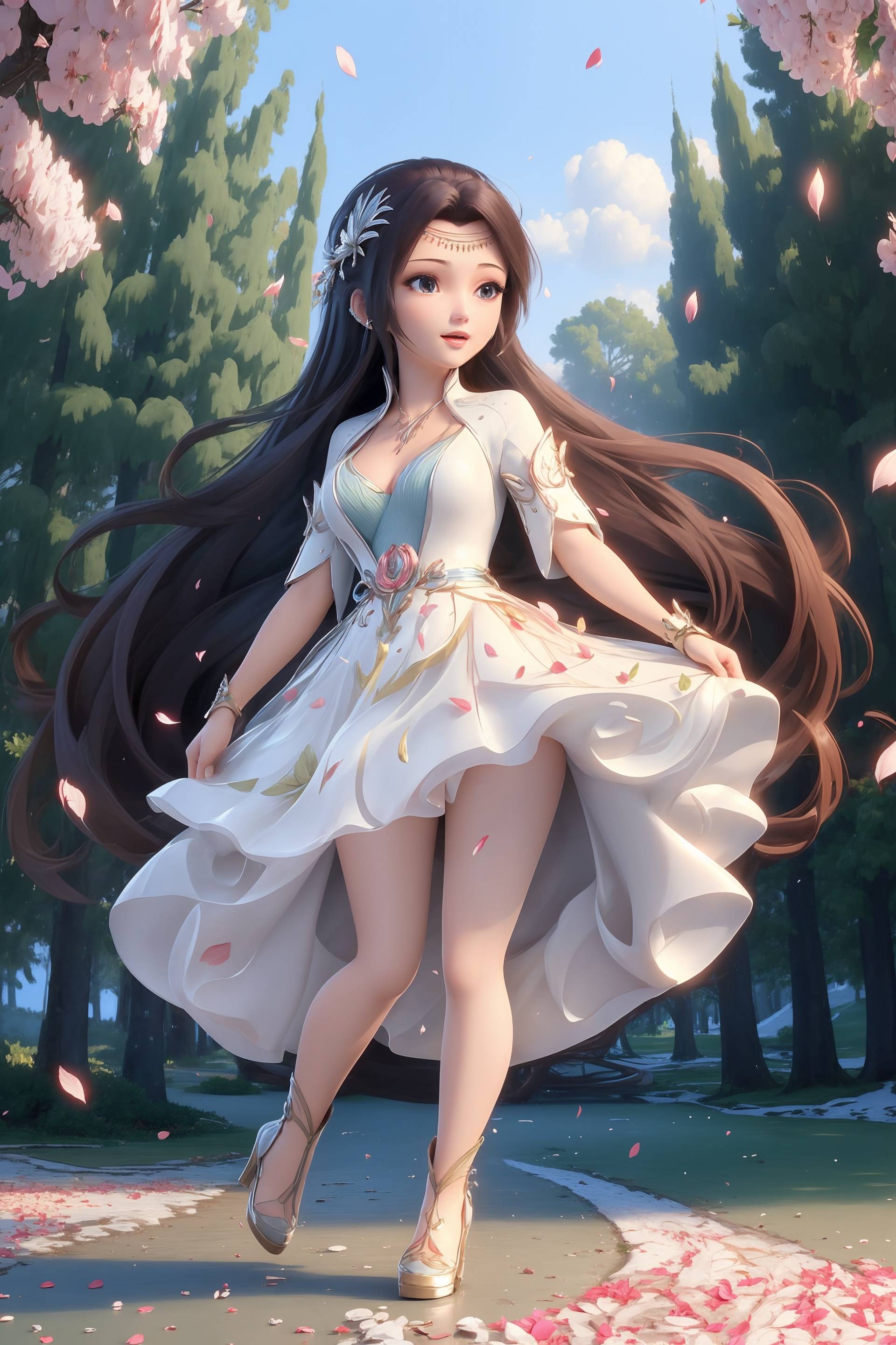 AI 国漫斗破苍穹云韵 Q 版丛林公主 2K 竖屏 31P