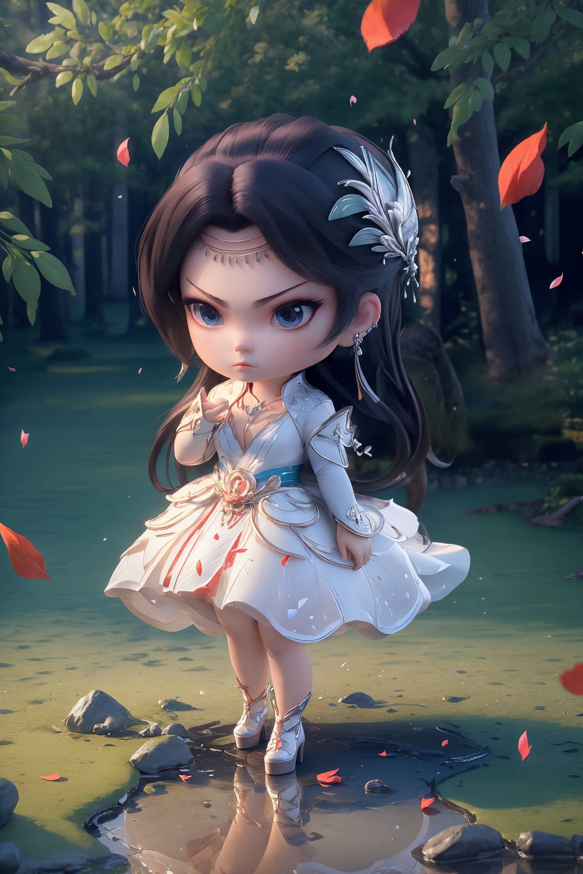 AI 国漫斗破苍穹云韵 Q 版丛林公主 2K 竖屏 31P