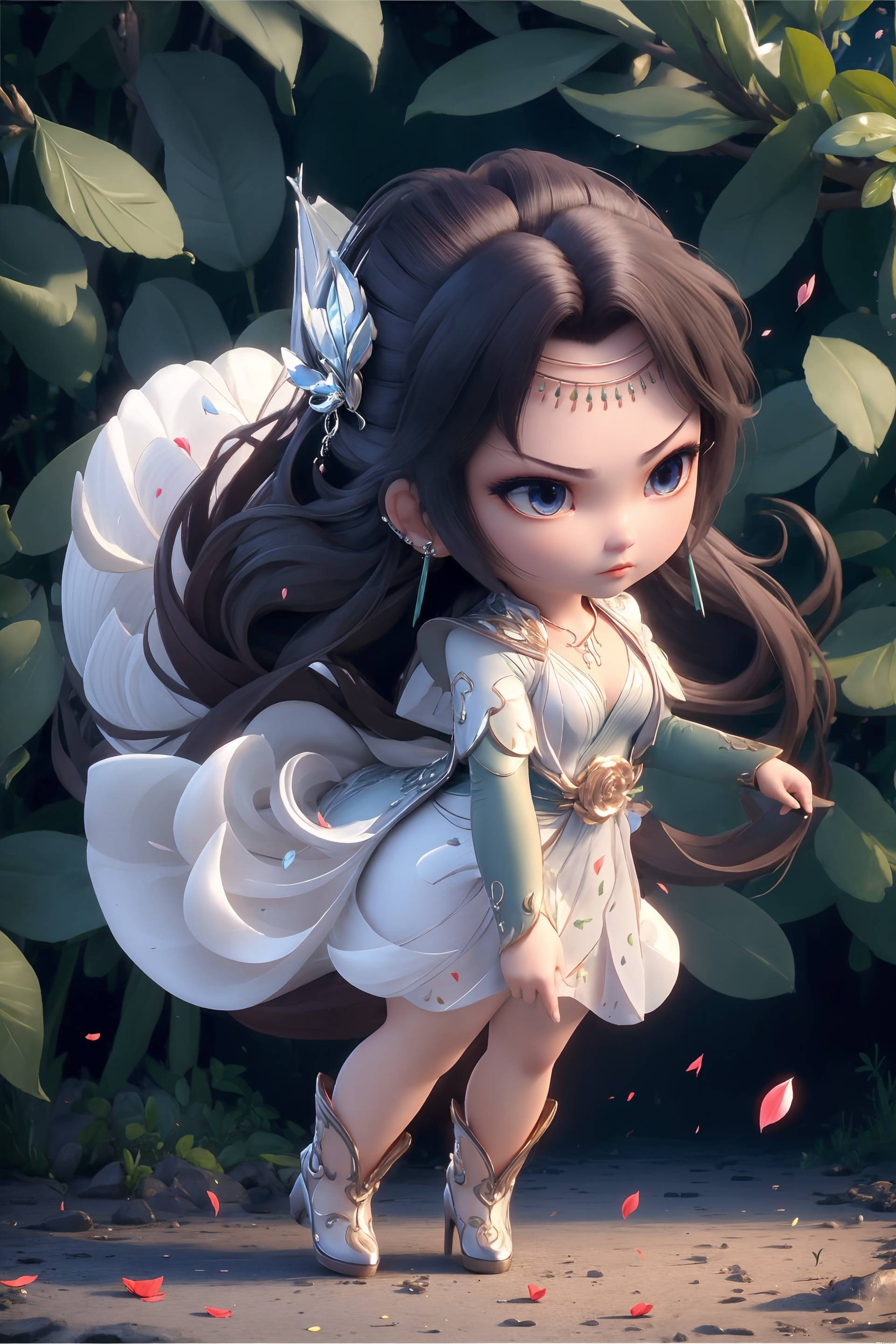 AI 国漫斗破苍穹云韵 Q 版丛林公主 2K 竖屏 31P