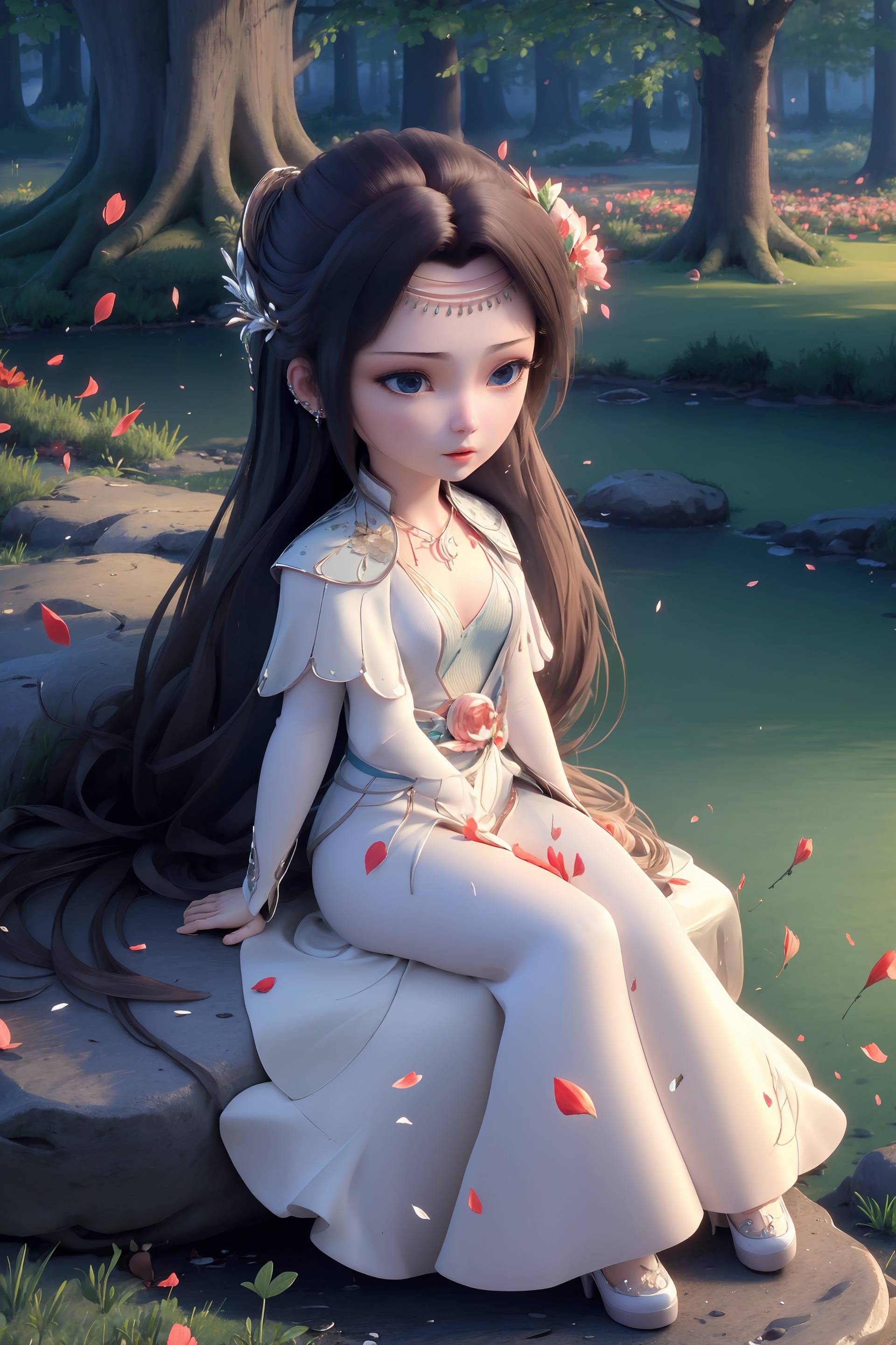 AI 国漫斗破苍穹云韵 Q 版丛林公主 2K 竖屏 31P